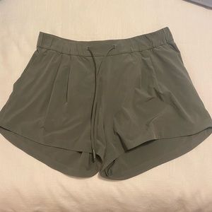 Lululemon olive green shorts